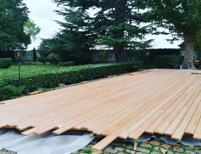 constructeur de terrasse en bois Européen Mélèze Fontaine-sur-Ay 51160 ( 51 secteur Marne ).