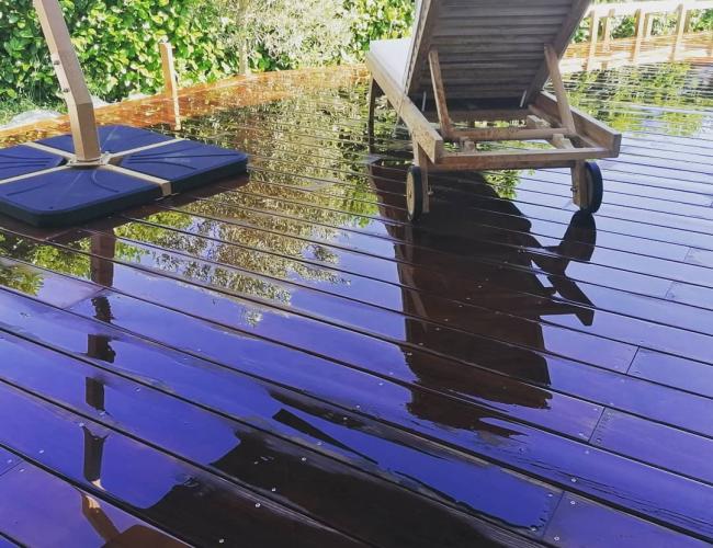 Création d'une terrasse en bois Européen et d'une pergolas bioclimatique Ville-en-Semve 51500 ( 51 secteur Marne ).