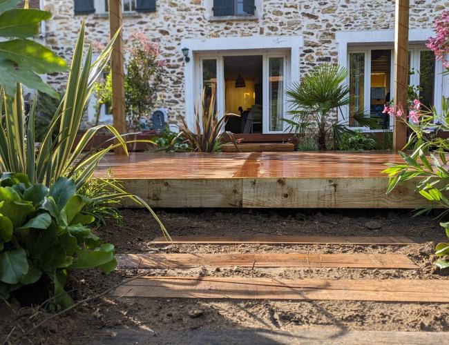 pose de terrasse en bois proche Reims 51