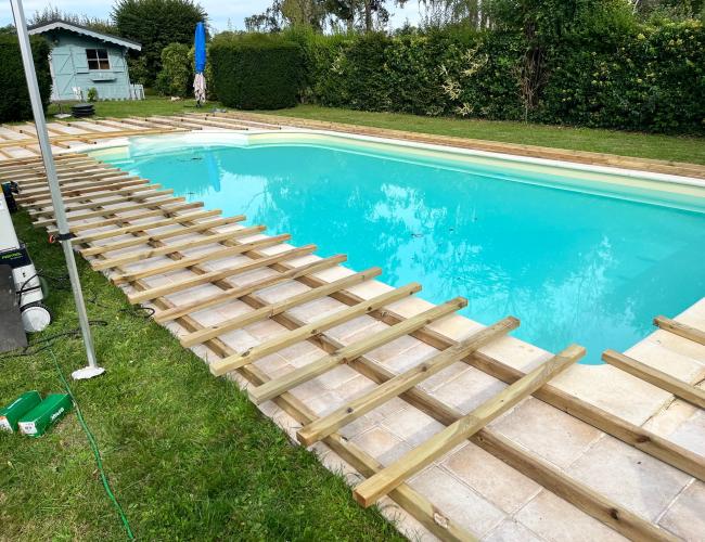 pose de terrasse en bois proche Reims 51