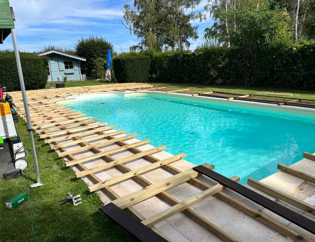 pose de terrasse en bois proche Reims 51