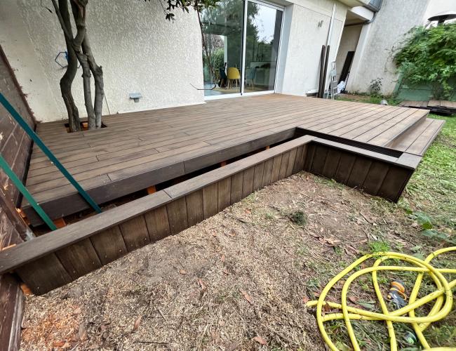 pose de terrasse en bois Eceuil 51