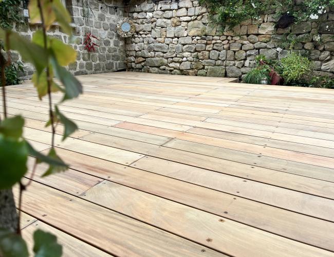 pose de terrasse bois exotique Vrigny 51